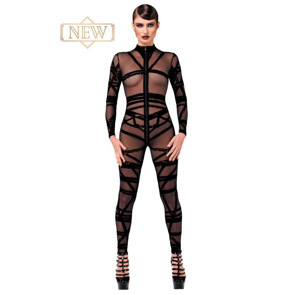 Noir Handmade - Bondesque Catsuit - Black